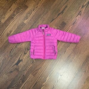 Patagonia down sweater size 2T